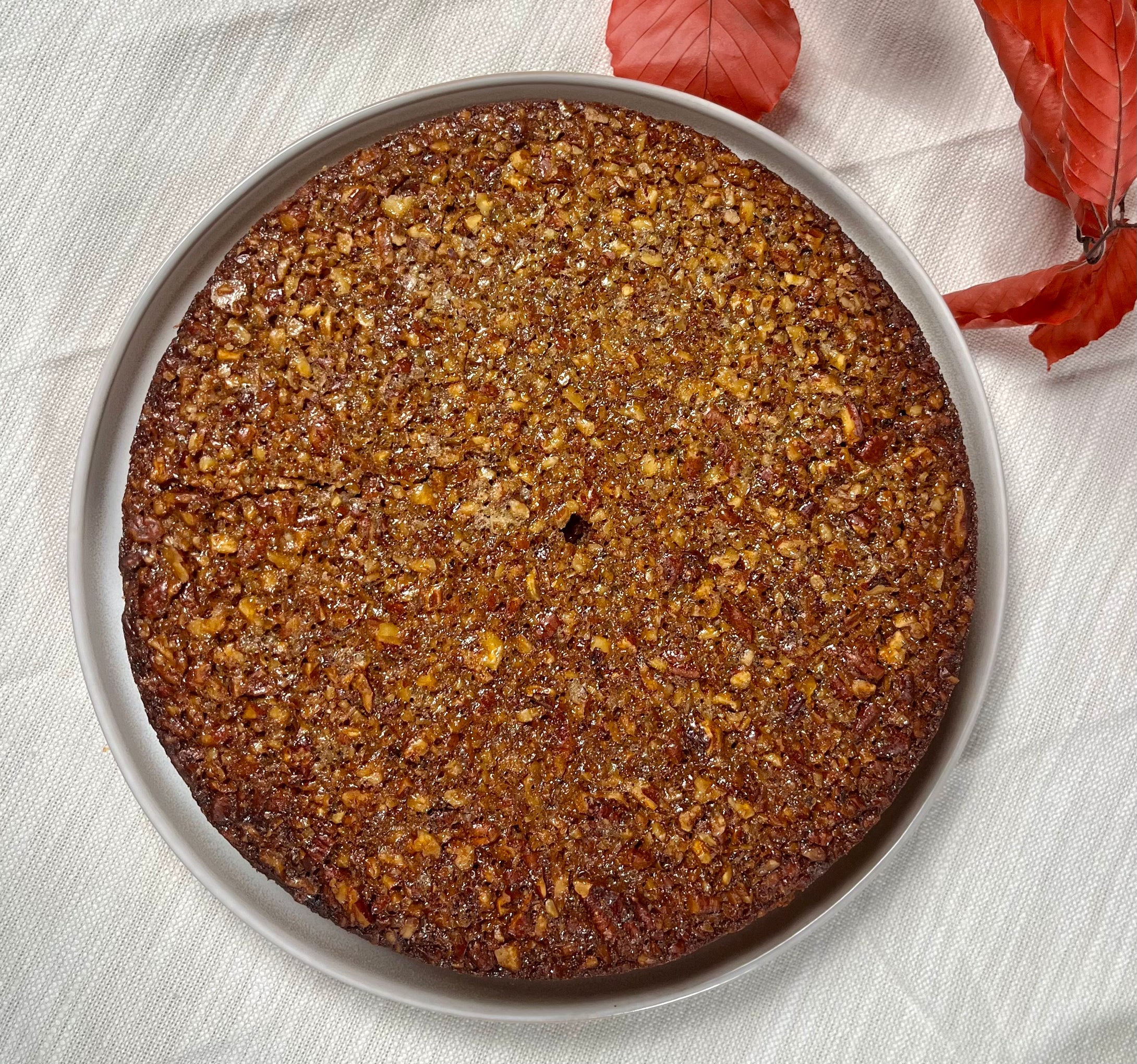 Massala coffee pecan pie bar