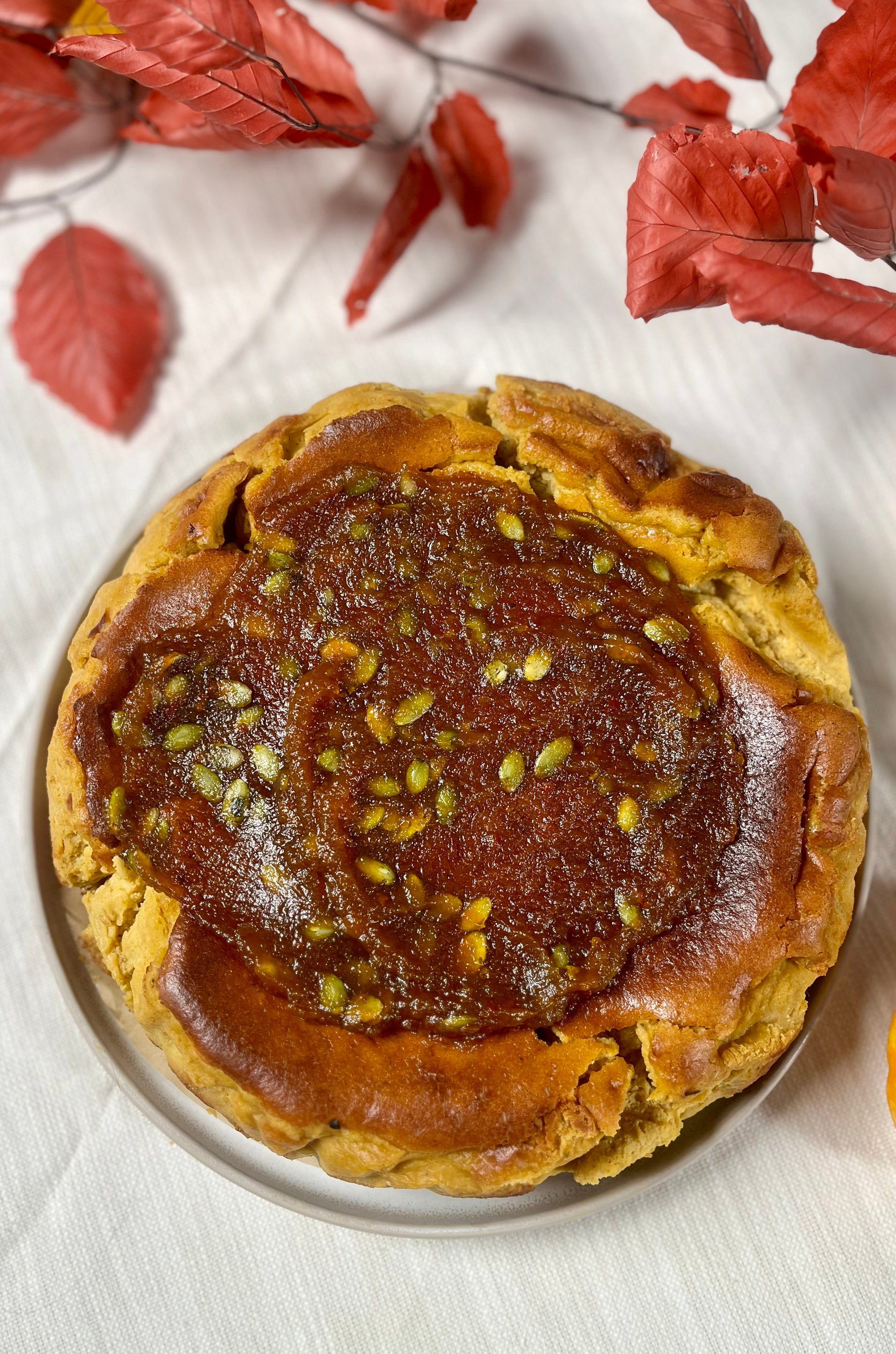 Tarta vasca calabaza & pumpkin butter