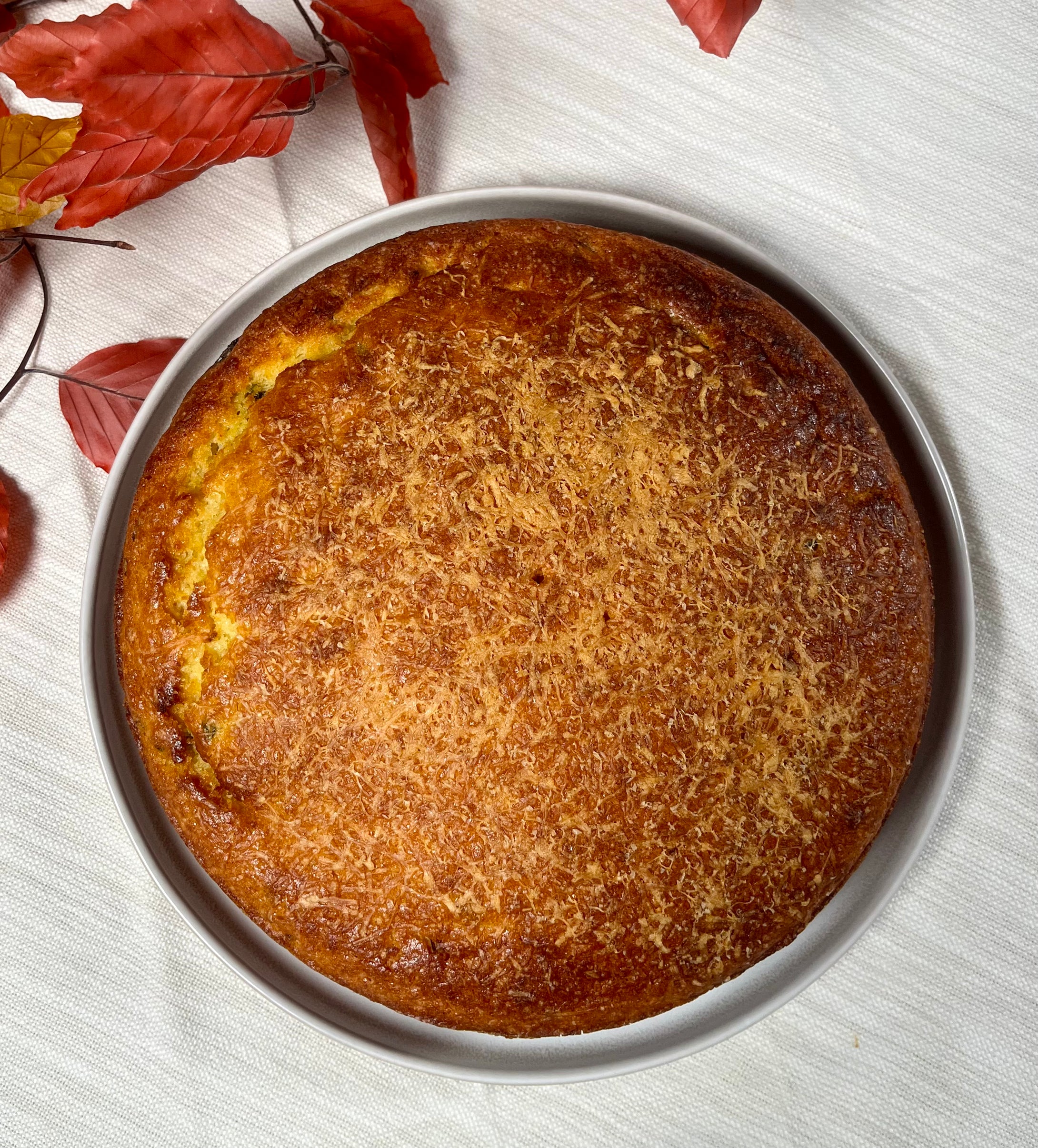 Pan de maíz, jalapeño y cebollines