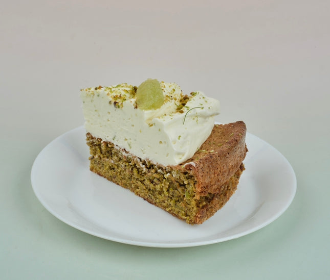 Tarta de Pistacho y Crema de Lemon Curd (Gluten Free)