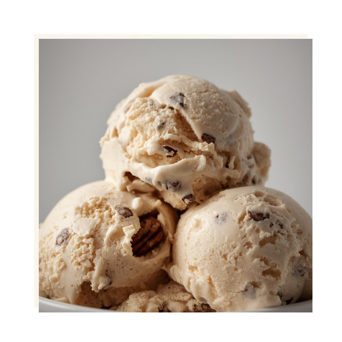 Maple & pecan gelato