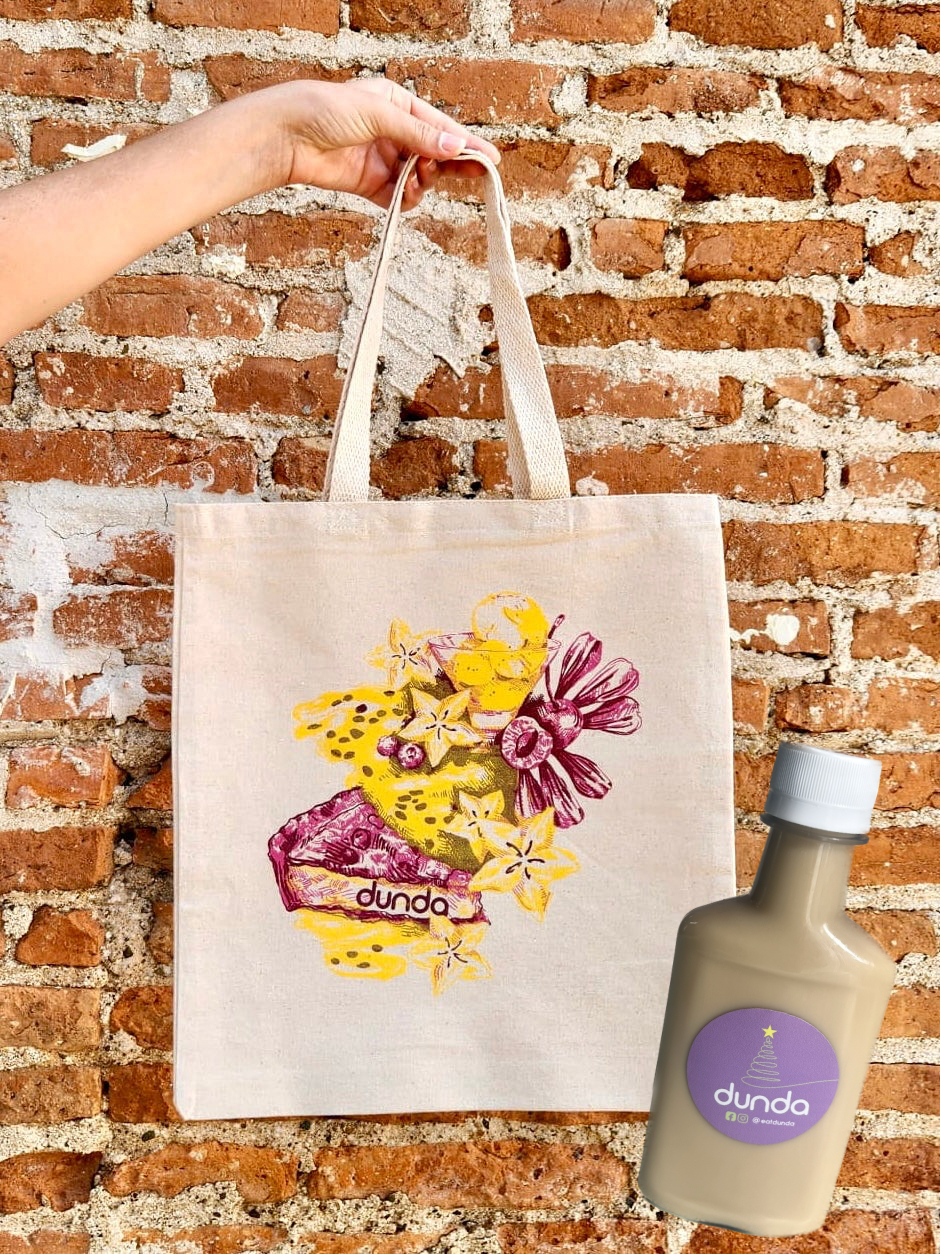 Tote bag DUNDA & collab Kristal Juan Rovira + caneca coquito GRATIS