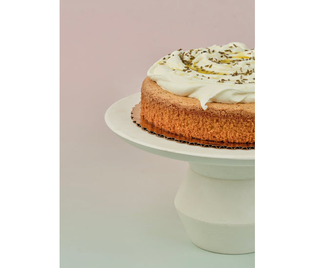 Tarta de Santiago con Crema de Queso de Cabra y Lavanda (Gluten Free)
