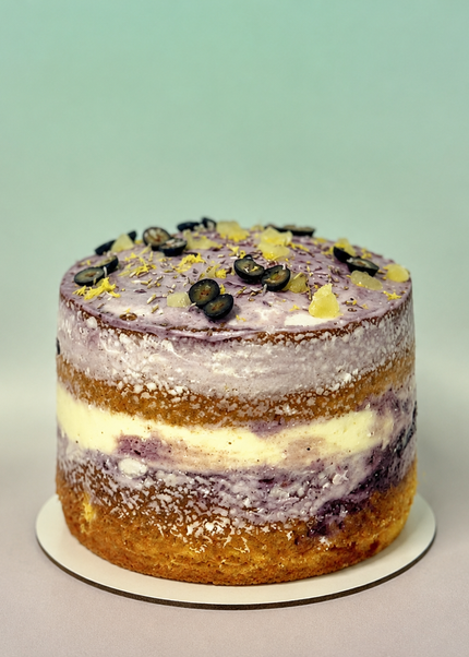 Bizcocho de Blueberries y Lavanda 16-20 porciones