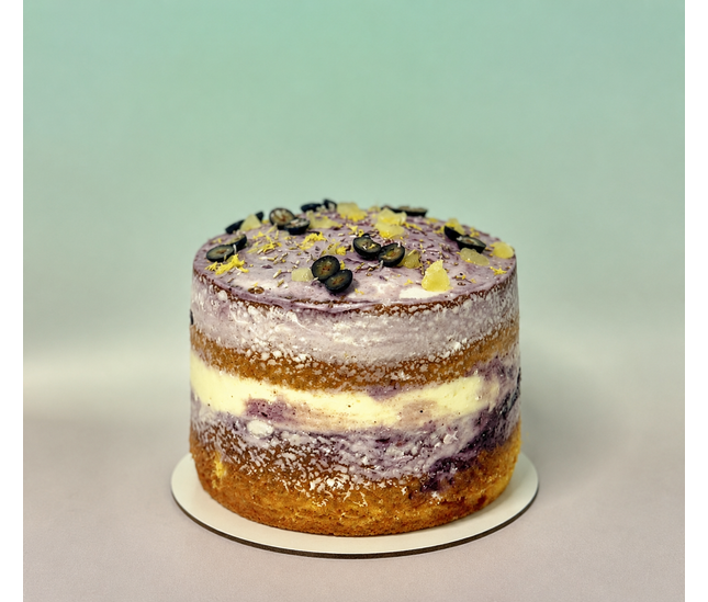 Bizcocho de Blueberries y Lavanda 16-20 porciones