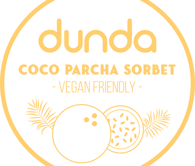 Sorbet de Coco y Parcha (Vegan)