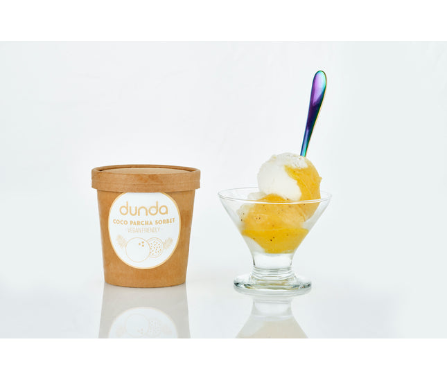 Sorbet de Coco y Parcha (Vegan)