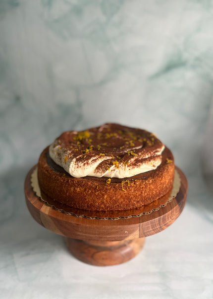 TIRAMISU ALMOND CAKE